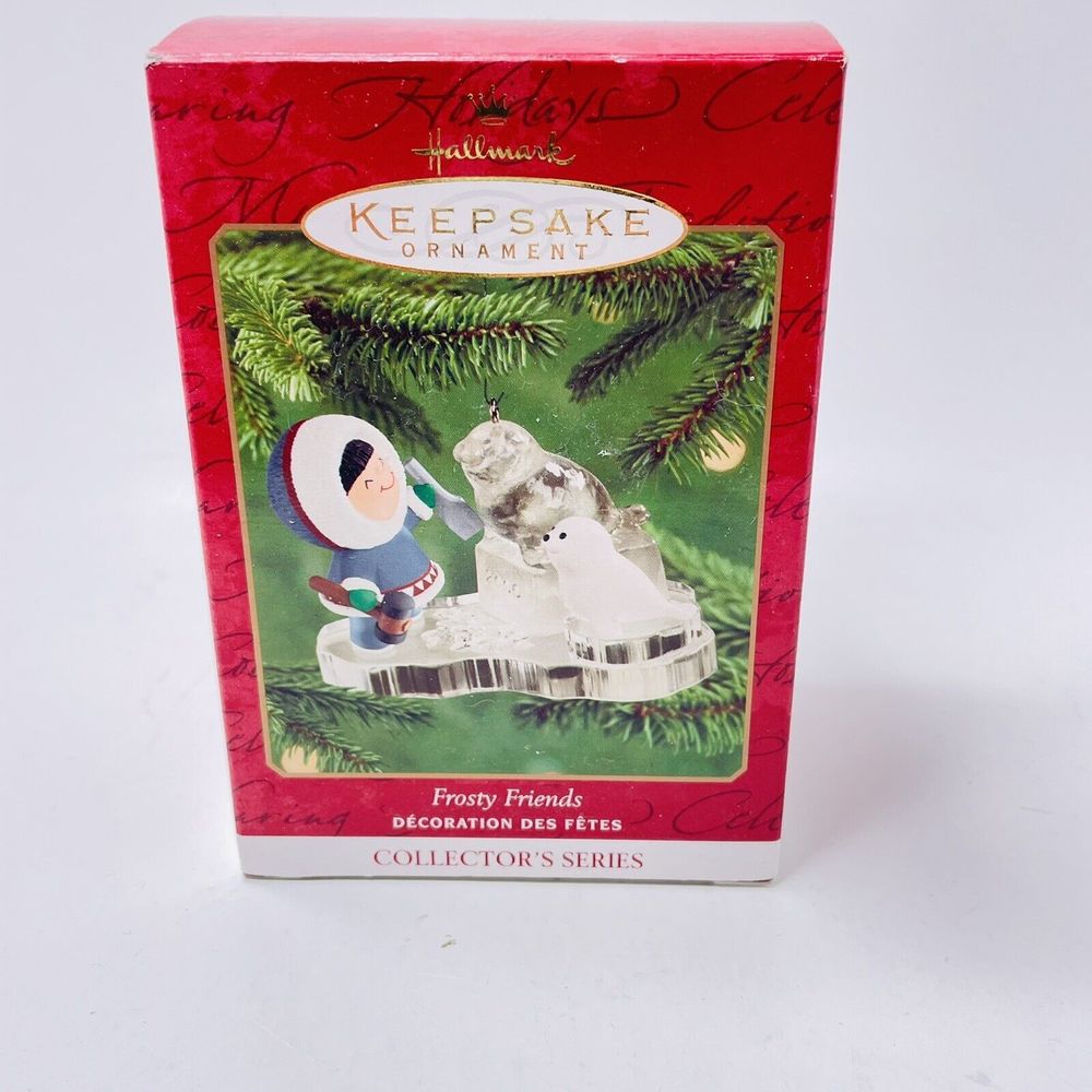 MINT Vintage Hallmark Ornament Dated 2000- “Frosty Friends” 21st In Series
